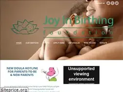 Sites similar to joyinbirthingfoundation.org