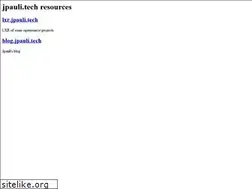 Sites similar to jpauli.tech