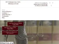 Sites similar to jpcolemanlaw.com