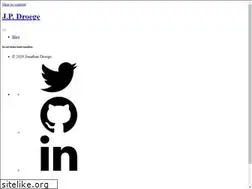 Sites similar to jpdroege.com