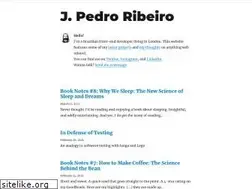 Sites similar to jpedroribeiro.com