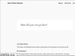 Sites similar to jpsierens.com