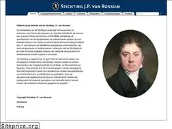 Sites similar to jpvanrossumstichting.nl