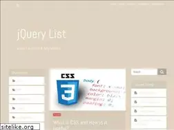 Sites similar to jquerylist.com
