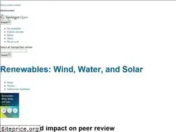 Sites similar to jrenewables.springeropen.com