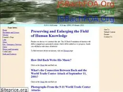 Sites similar to jsbachfoa.org