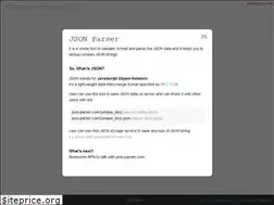 Sites similar to json-parser.com