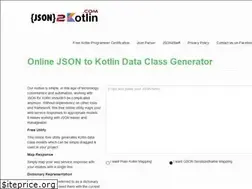 Sites similar to json2kotlin.com