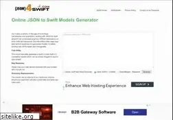 Sites similar to json4swift.com