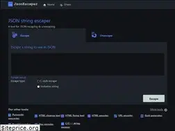 Sites similar to jsonescaper.com