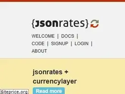 Sites similar to jsonrates.com