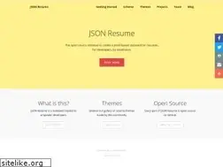 Sites similar to jsonresume.org