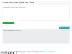 Sites similar to jsontophp.com
