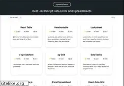 Sites similar to jspreadsheets.com
