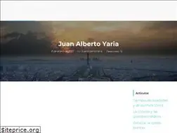 Sites similar to juanalbertoyaria.com.ar