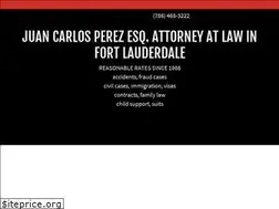 Sites similar to juancarlosperezattorney.com