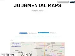 Sites similar to judgmentalmaps.com