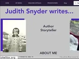 Sites similar to judithsnyderwrites.com