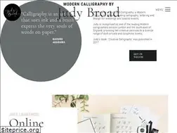 Sites similar to judybroadcalligraphy.co.uk