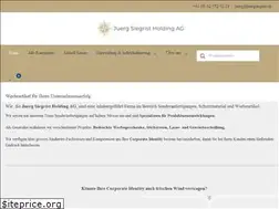 Sites similar to juergsiegrist.com
