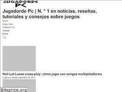 Sites similar to jugadordepc.com