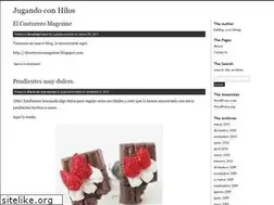 Sites similar to jugandoconhilos.wordpress.com