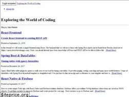 Sites similar to juhahinkula.github.io