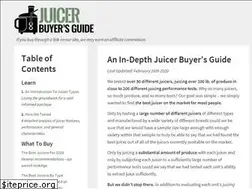 Sites similar to juicerbuyersguide.com