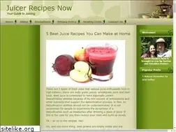 Sites similar to juicerrecipesnow.com