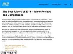 Sites similar to juicerreviews.org