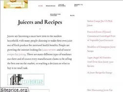 Sites similar to juicersandrecipes.com
