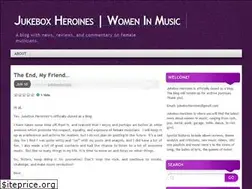 Sites similar to jukeboxheroines.wordpress.com