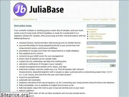 Sites similar to juliabase.org