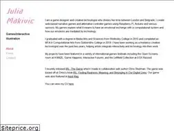 Sites similar to juliamakivic.com