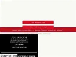 Sites similar to julianaspizza.com