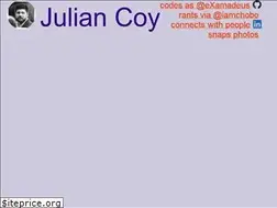 Sites similar to juliancoy.com