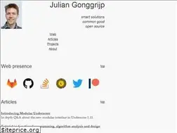 Sites similar to juliangonggrijp.com