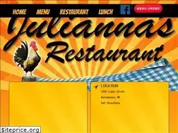 Sites similar to juliannasrestaurant.com