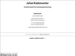Sites similar to julianrademacher.de