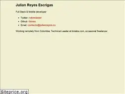 Sites similar to julianreyes.co