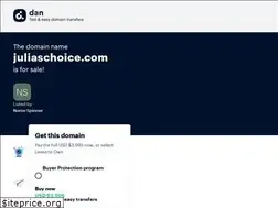 Sites similar to juliaschoice.com