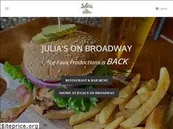 Sites similar to juliasonbroadway.com