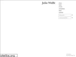 Sites similar to juliawolfemusic.com