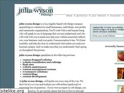 Sites similar to juliawyson.com