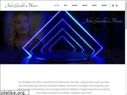 Sites similar to juliegaulkemusic.com