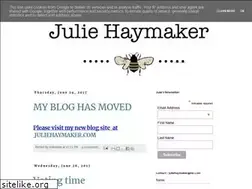 Sites similar to juliehaymaker.blogspot.com