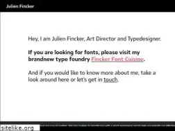 Sites similar to julienfincker.com