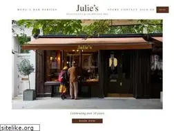 Sites similar to juliesrestaurant.com