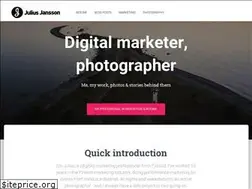 Sites similar to juliusjansson.com