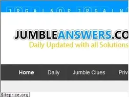 Sites similar to jumbleanswers.com